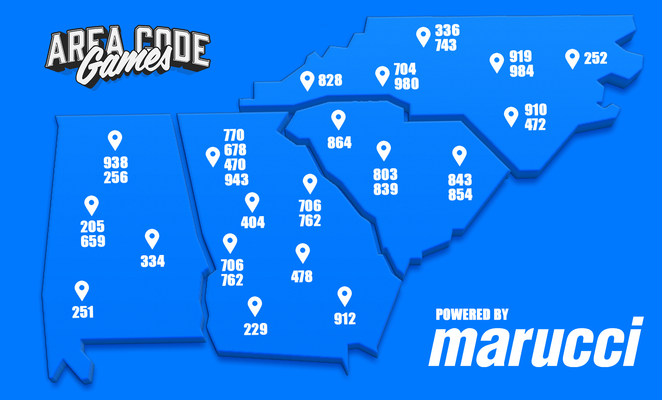 Alabama, Georgia, North Carolina & South Carolina